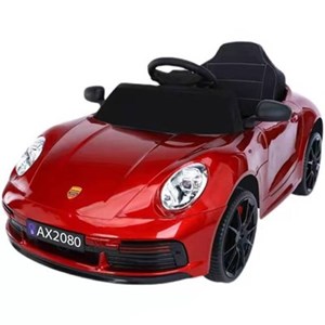 اسباب بازی ماشین شارژی پورشه متالیک دو موتور AX2080_اسباب بازی ماشین شارژی